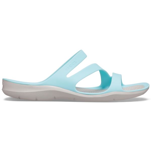 Dámske sandále Crocs SWIFTWATER ľadovo modrá / biela