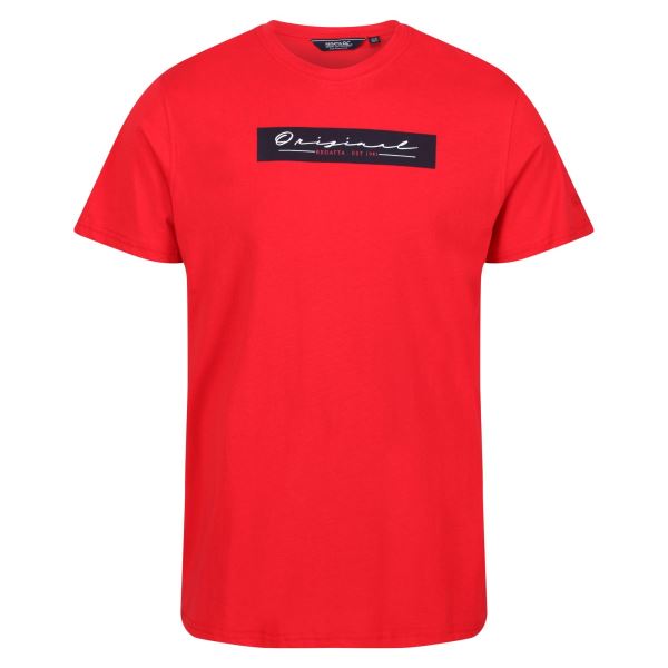 Pánske tričko Regatta CLINE VI červená
