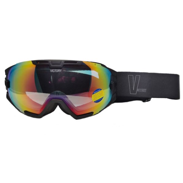 Unisex lyžiarske okuliare Victory SPV 616D čierna