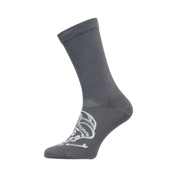 Unisex bikové ponožky Silvini Avella tmavo šedá/sivá