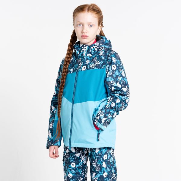 Detská zimná bunda Dare2b HUMOUR II modrá/tyrkysová