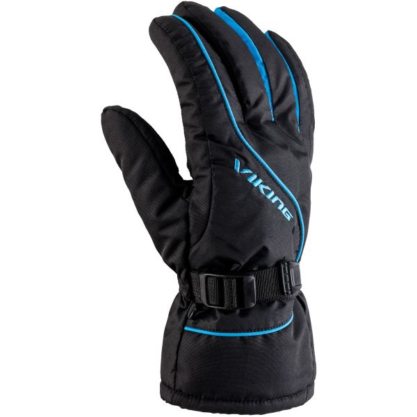 Pánske lyžiarske rukavice Viking DEVON čierna/modrá