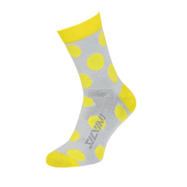 Unisex ponožky Silvini Bevera žltá/sivá