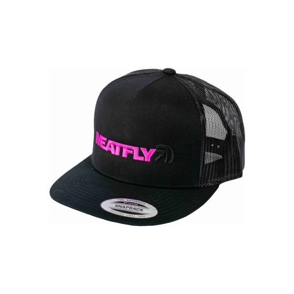 Šiltovka Meatfly Percy Trucker Snapback čierna/ružová