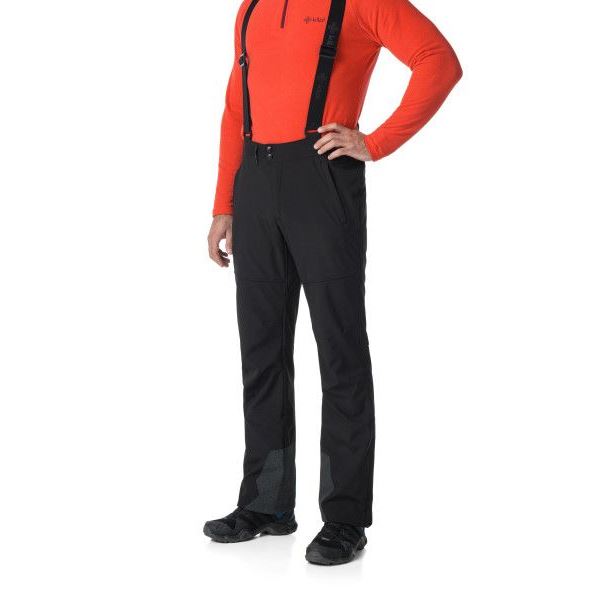 Pánske softshellové lyžiarske nohavice Kilpi RHEA-M čierna