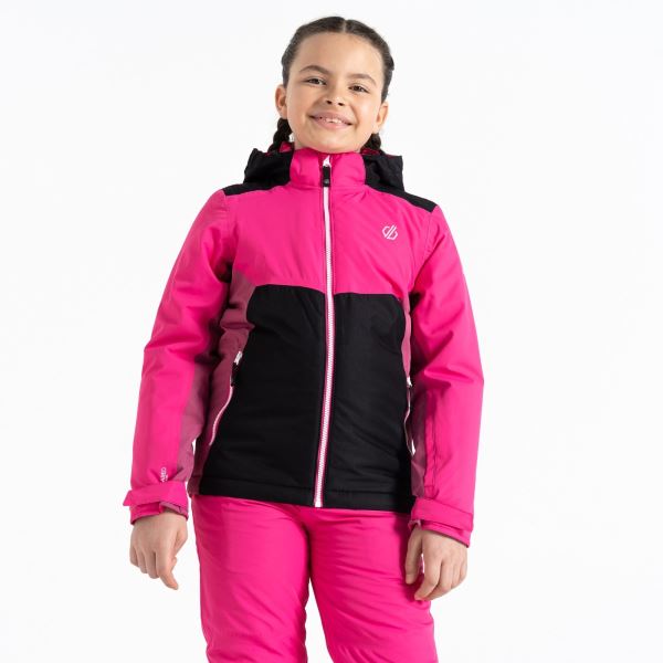 Detská lyžiarska bunda Dare2b IMPOSE III ružová/čierna