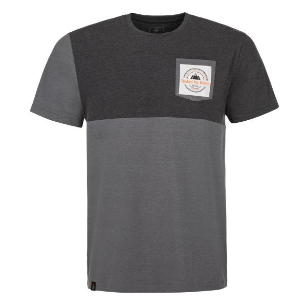Pánske tričko Kilpi melange-M tmavo šedá