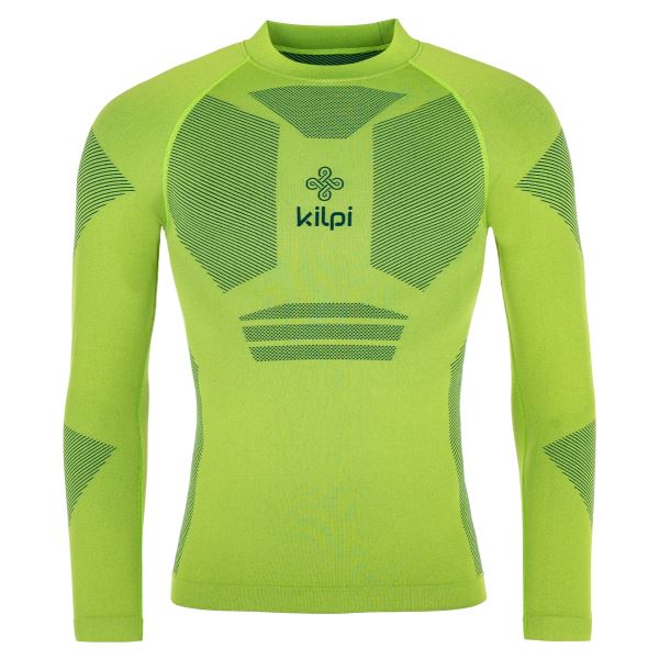 Pánske funkčné tričko s dlhým rukávom Kilpi NATHAN-M svetlo zelená