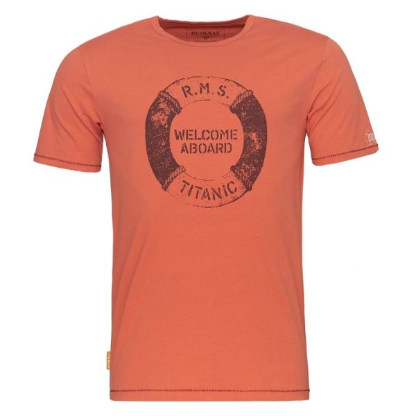 Pánske tričko Bushman OUTBOUND oranžová