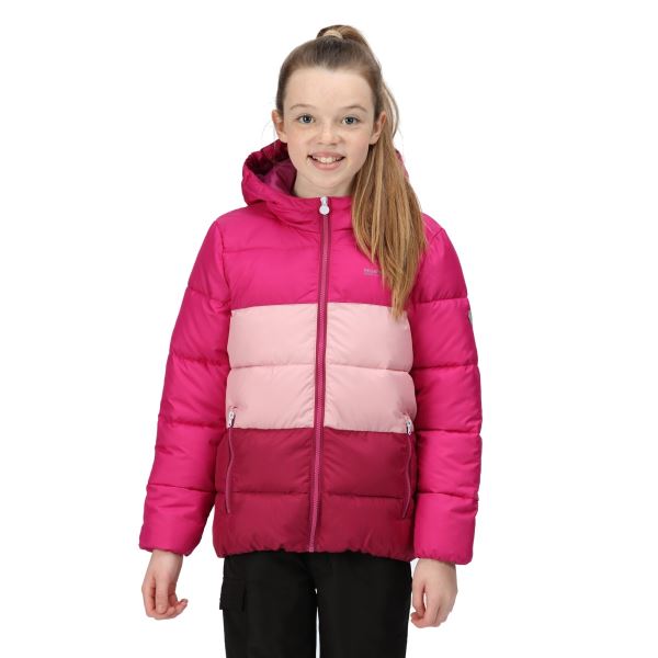 Detská zimná bunda Regatta Lofthouse V ružová