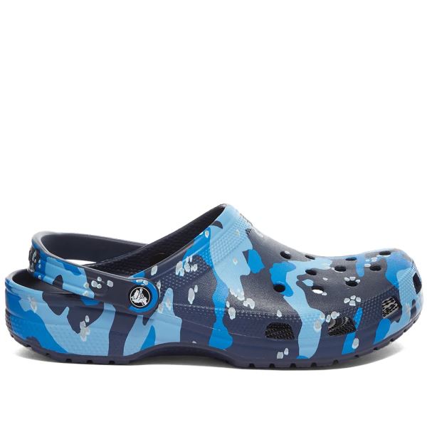 Pánske topánky Crocs CLASSIC CAMO modrá