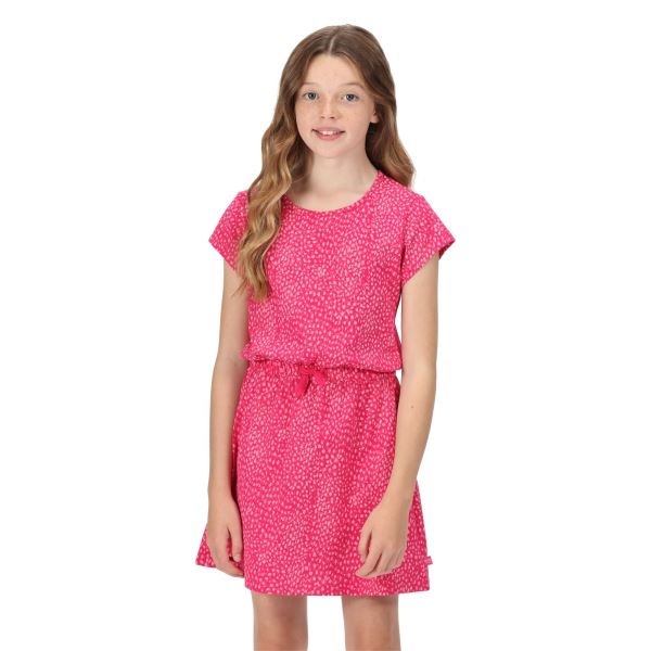 Dievčenské bavlnené šaty Regatta CATRINEL ružová