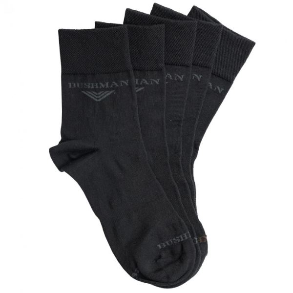 Ponožky BUSHMAN MODAL Set 2,5 čierna