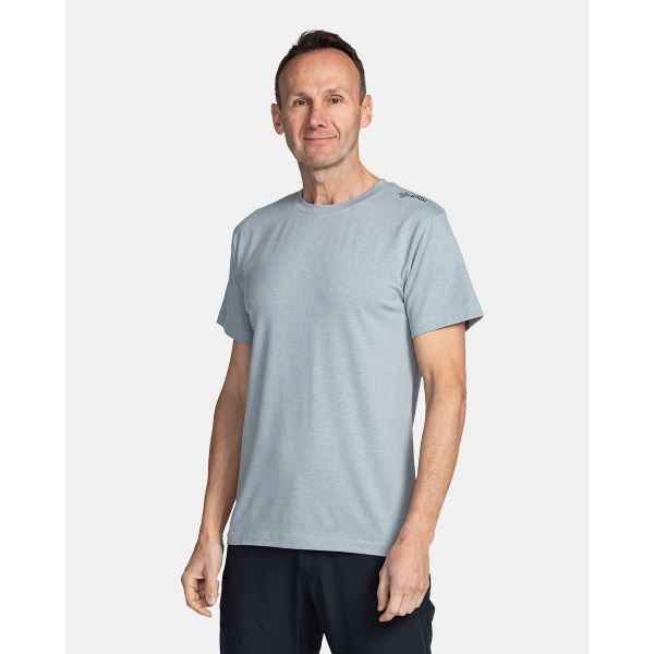 Pánske bavlnené tričko Kilpi PROMO-M svetlo šedá