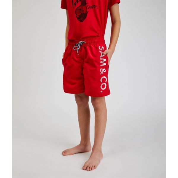 Chlapčenské plavecké šortky ROMAN SAM 73 červená