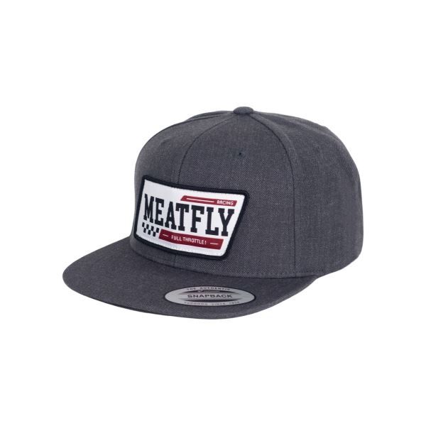 Šiltovka Meatfly Hornet Snapback tmavo šedá