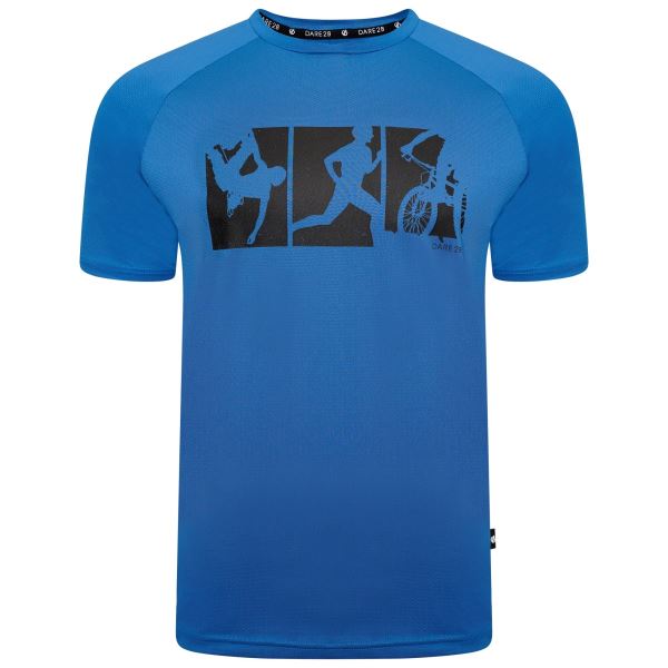 Pánske funkčné tričko Dare2b RIGHTEOUS III modrá