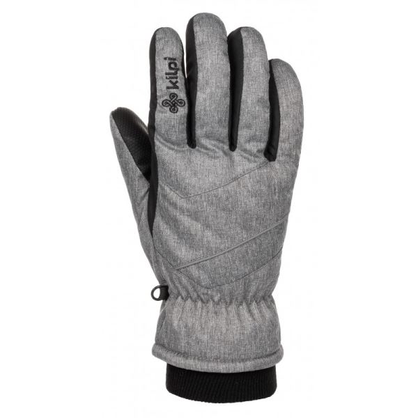 Lyžiarske rukavice Kilpi TATA-U svetlo sivá