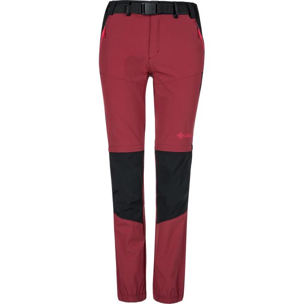 Dámske outdoorové nohavice KILPI HOSIO-W tmavo červená