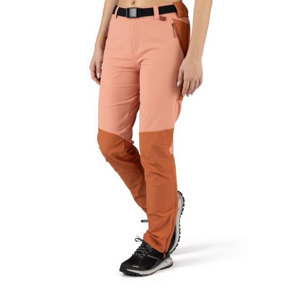 Dámske outdoorové nohavice Viking SEQUOIA ružová/oranžová