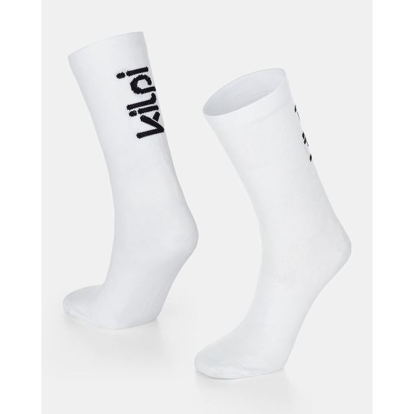 Unisex cyklistické ponožky Kilpi CYCLER-U biela