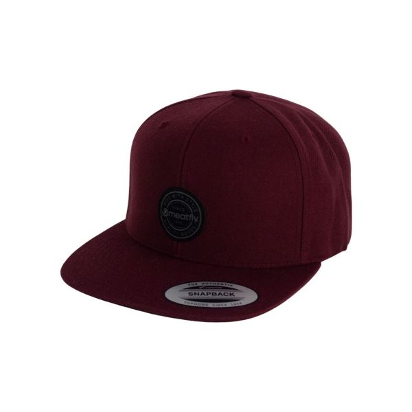 Šiltovka Meatfly Hornet Snapback čierna/tmavo červená