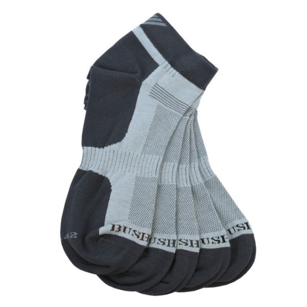 Unisex ponožky BUSHMAN Short Set 2,5 tmavo šedá