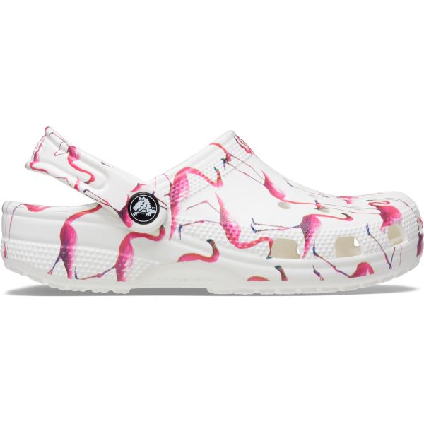 Detské topánky Crocs CLASSIC POOL PARTY biela/ružová