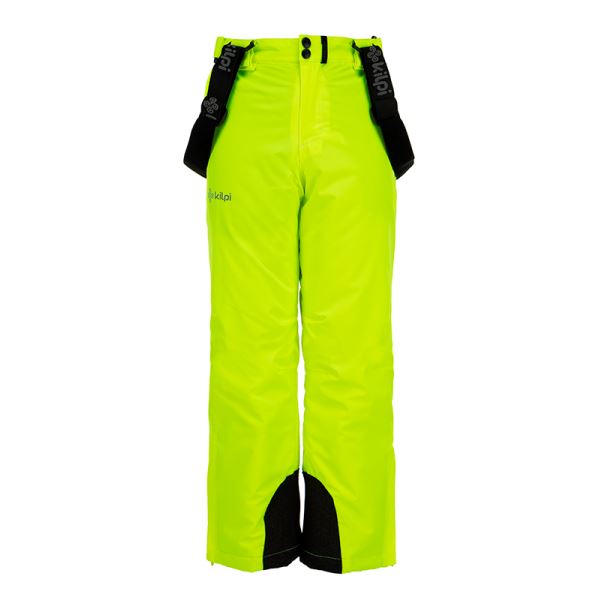 Detské zimné lyžiarske nohavice KILPI METHONE-JB žltá