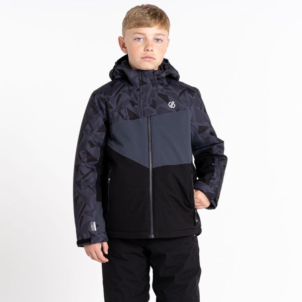 Detská zimná bunda Dare2b HUMOUR II čierna/sivá
