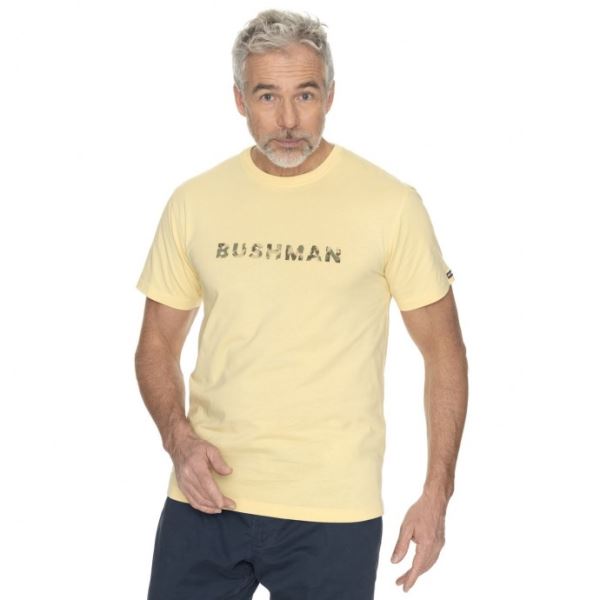 Pánske tričko BUSHMAN BRAZIL žltá