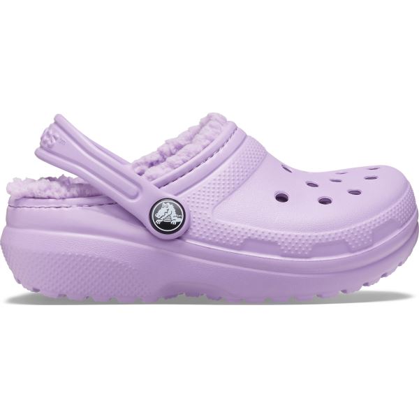 Detské topánky Crocs CLASSIC LINED fialová