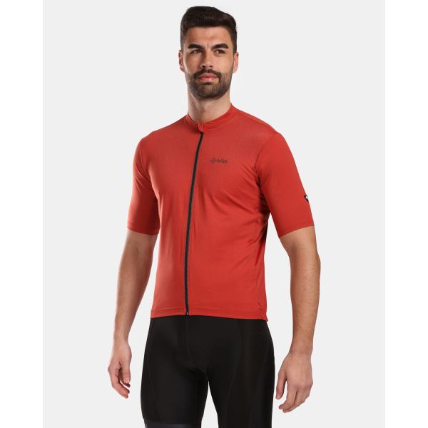 Pánsky cyklistický dres Kilpi CAVALET-M tmavo červená