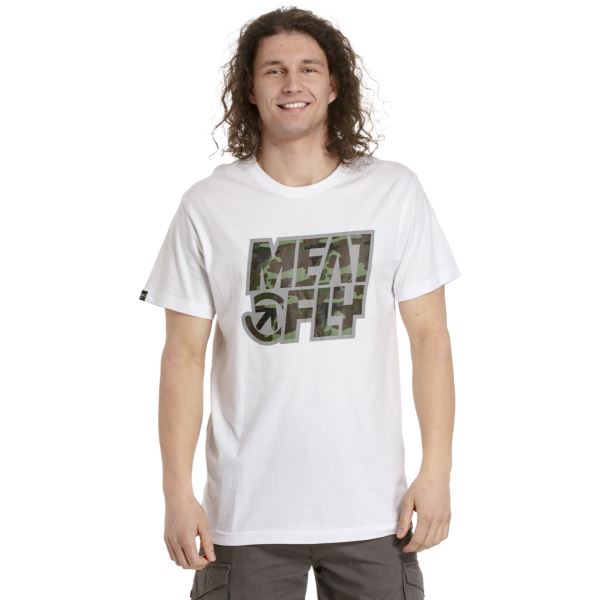 Pánske tričko Meatfly Repash biela