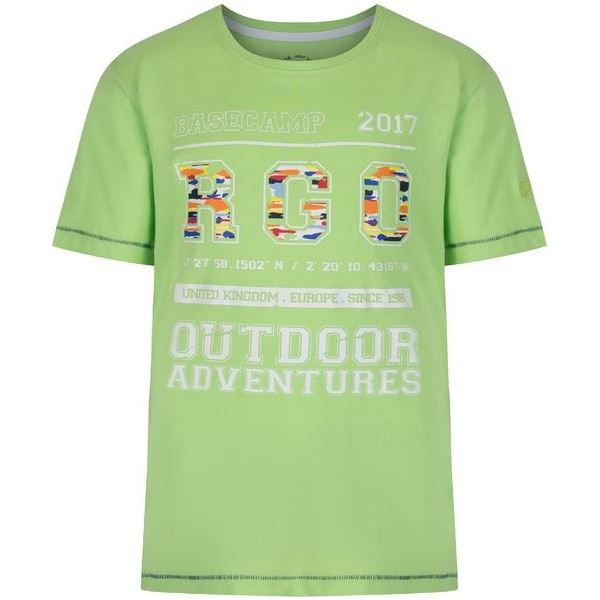 Detské tričko Regatta BOBBLES II zelená