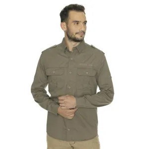 Pánska košeľa BUSHMAN ZIKMUND khaki Pánska košeľa BUSHMAN ZIKMUND khaki