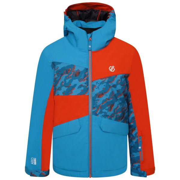 Detská zimná bunda Dare2b GLEE II modrá/oranžová