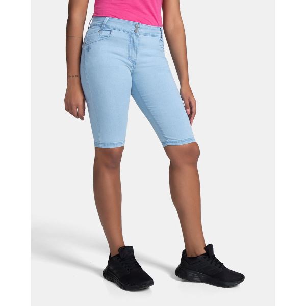 Dámske jeansové šortky Kilpi PARIVA-W svetlo modrá