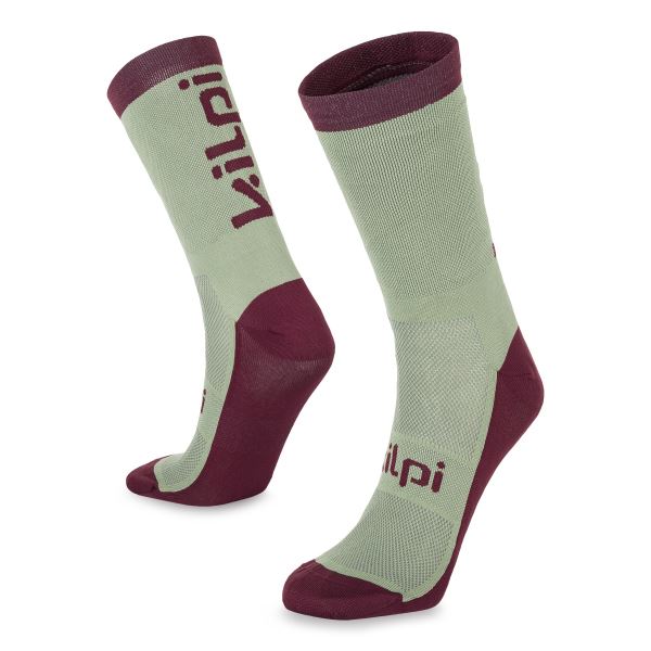 Unisex športové ponožky Kilpi BORENY-U tmavo červená