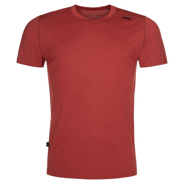 Pánske funkčné tričko Kilpi Merino-M tmavo červená