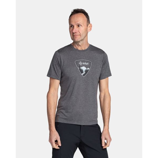 Pánske technické tričko Kilpi GAROVE-M tmavo šedá