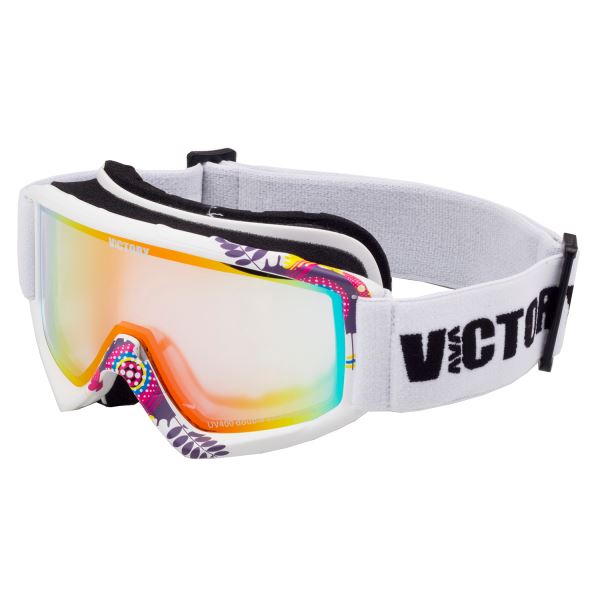 Detské lyžiarske okuliare Victory SPV 630 biela