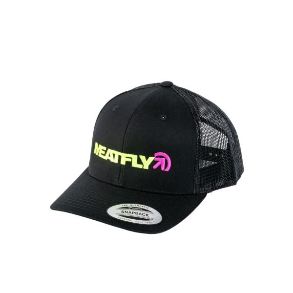 Šiltovka Meatfly Rodie Trucker čierna/žltá