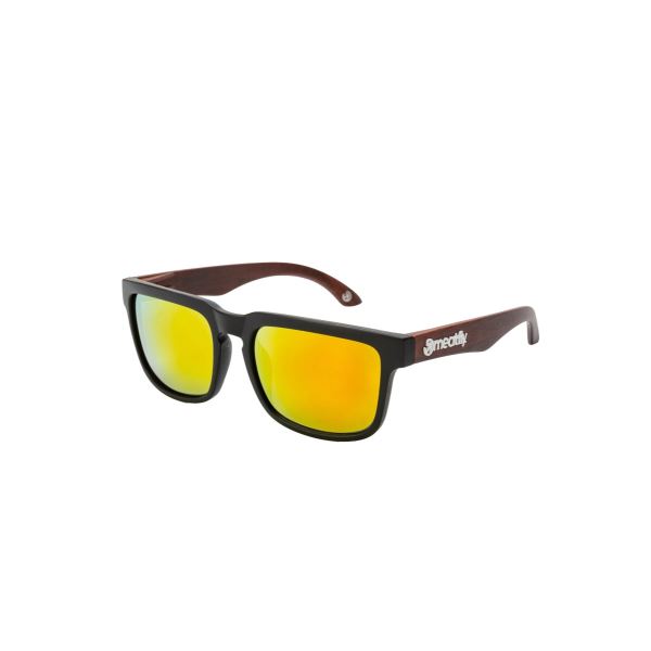 Unisex slnečné okuliare Meatfly Memphis Čierna/hnedá