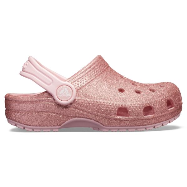Detské topánky Crocs CLASSIC GLITTER ružová