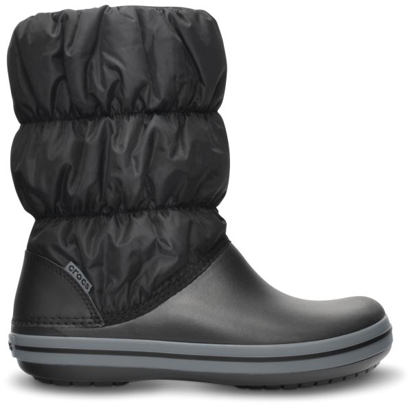 Dámske zimné topánky Crocs WINTER PUFF čierna
