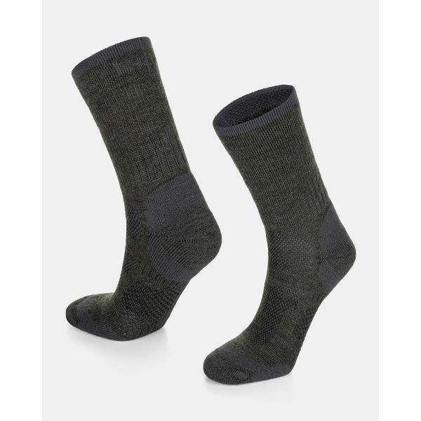 Unisex outdoorové ponožky Kilpi MIRIN-U tmavo zelená