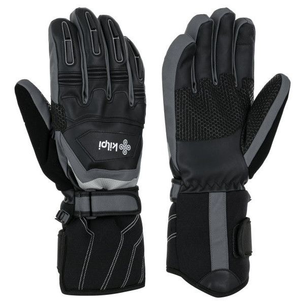 Pánske lyžiarske rukavice Kilpi STREIF-U čierna