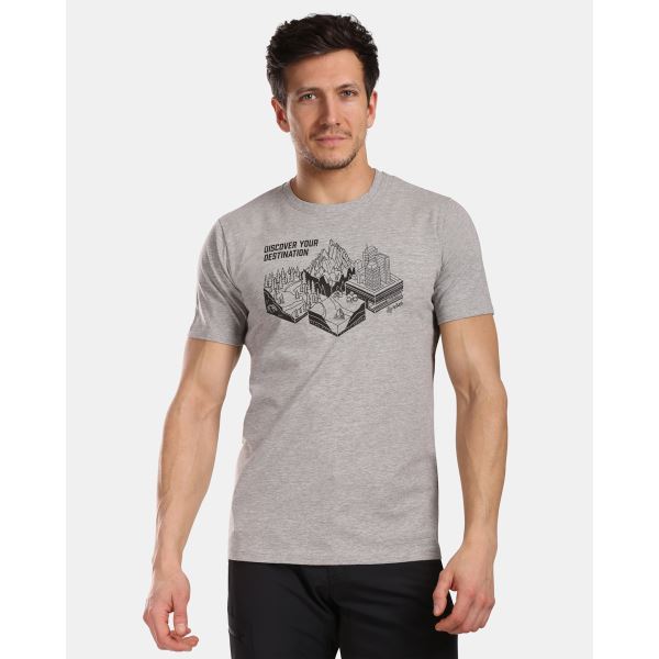 Pánske funkčné tričko Kilpi GAROVE-M svetlo šedá