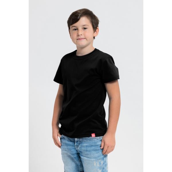 Detské bavlnené tričko CityZen Matyáš čierne